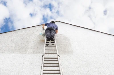 Peinture extérieure à la Milesse — façades et ravalement